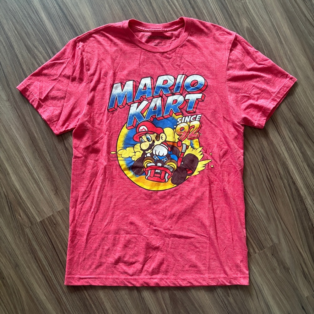 Mario Kart Since 92 Red Graphic Tee